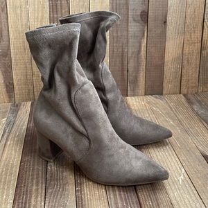 Suede Ankle Booties
